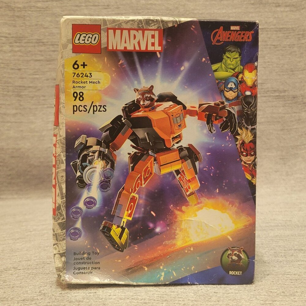 Lego Marvel Rocket Mech Armor 76243